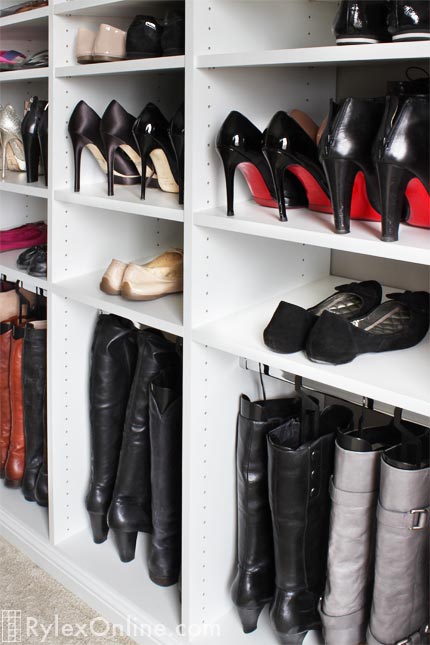 Wardrobe Organized Boots
