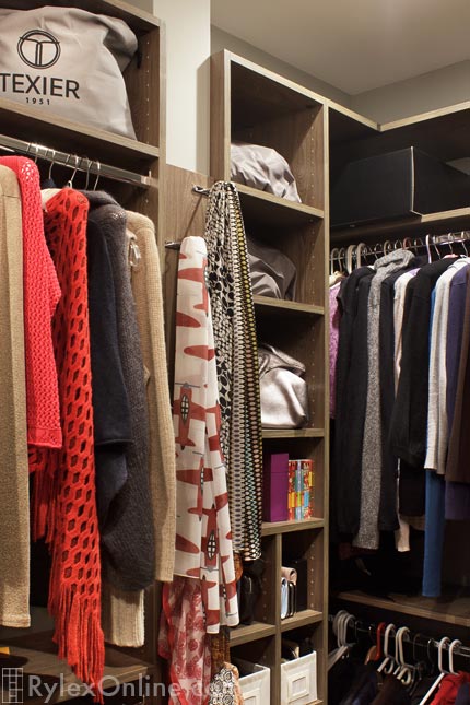 Wardrobe Accessories Storage with Adjustable Shelves