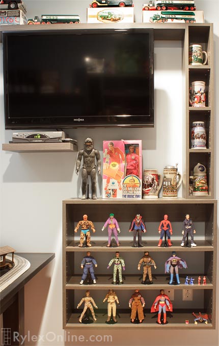 Floating Shelves for Displaying Memorabilia and Action Figures