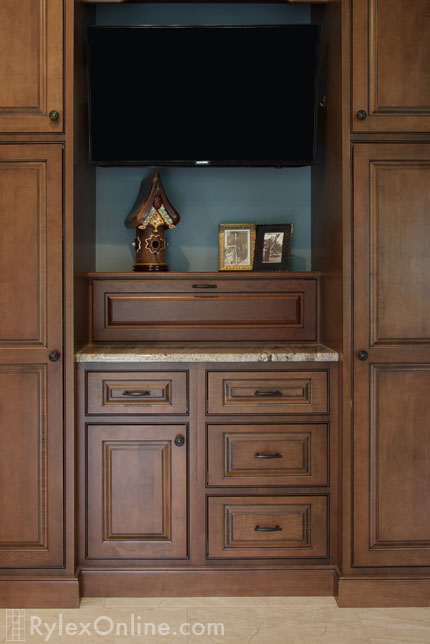 Small Cabinet Matches Larger Existing Cabinetry