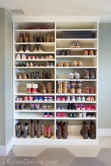 Ample Mudroom Boot and Shoe Storage Shelving