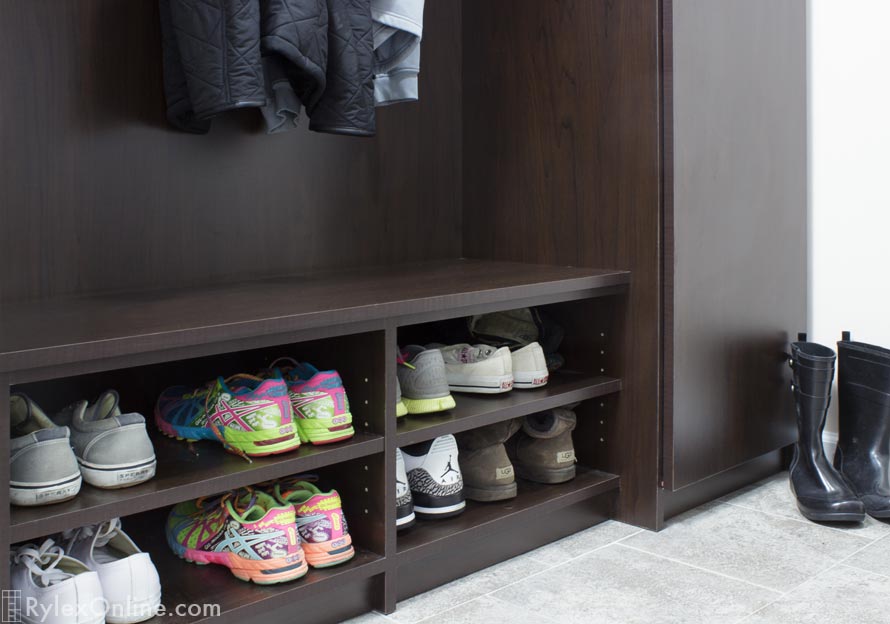 Mudroom with Shoe Bench