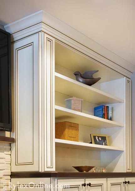Open Shelf Display Cabinet