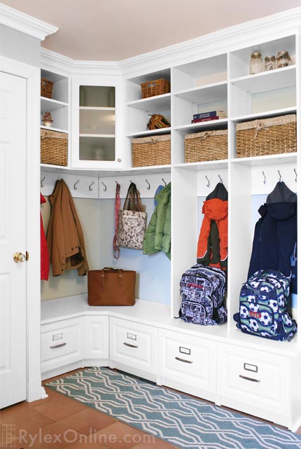 Personalized Mudroom Space