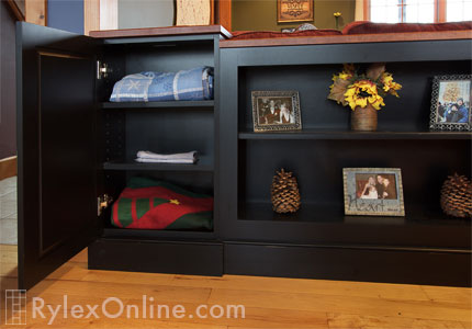 Room Divider Cabinet with Storage