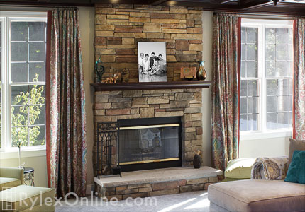 Solid Wood Fireplace Mantel