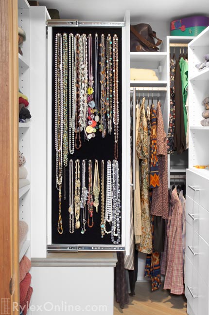 Necklace Cabinet Door Storage