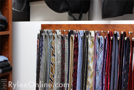 Rylex Custom Closet Tie Rack