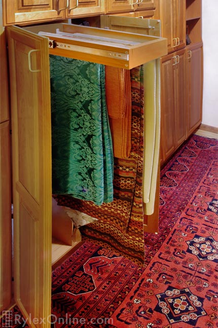 Cabinet Tablecloth  Hanging Pullout Drawer
