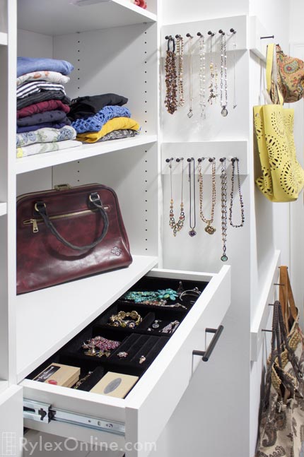 Keep Necklaces Tangle Free with Wall Storage
