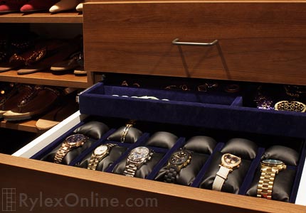 Watch Drawer with Watch Pillows