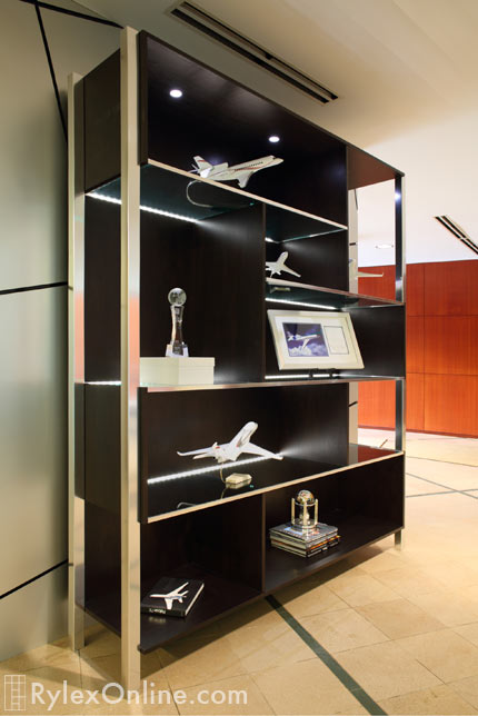 Innovative Commercial Open Display Shelves with Lighting