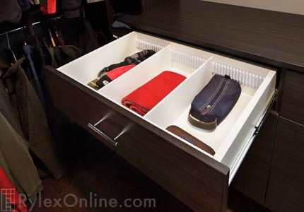 Cabinet Drawer Divider for Closet Cabinets