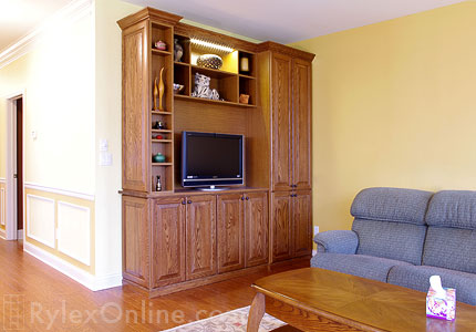 Specialized Media Storage and Entertainment Center
