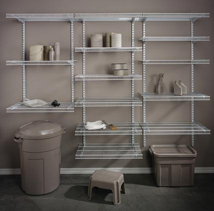 Fast Track Wire Shelving for Garages