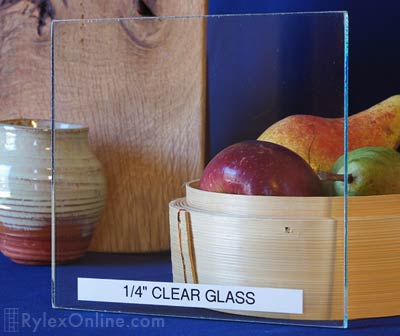 Quarter Inch Clear Cabinet Door Glass