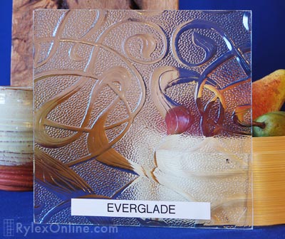 Everglade Textured Cabinet Door Glass