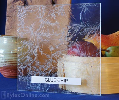 Glue Chip Textured Door Glass