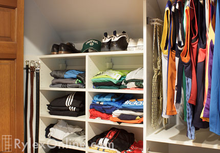 Closet with Ample Storage for Teenager