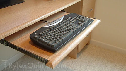 Oak Desk Keyboard Tray
