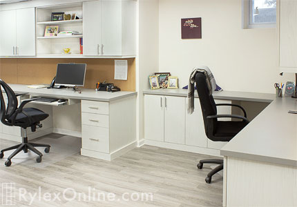 Dual Workstations in Home Office
