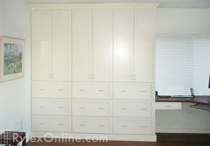 Shaker Storage Cabinets with Legal File Drawers
