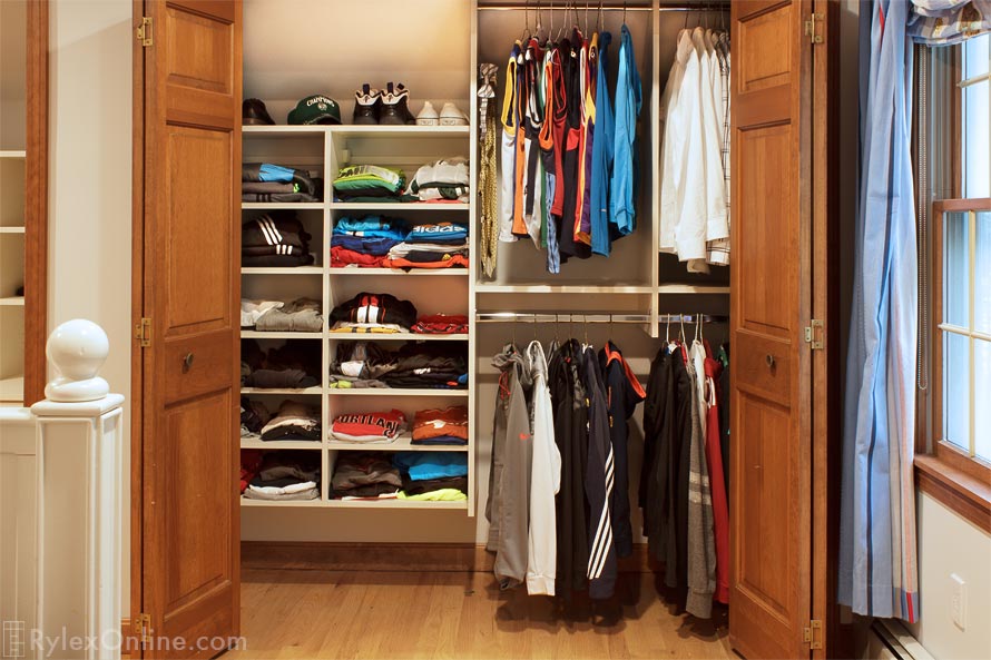Teenager's Closet and Home Desk