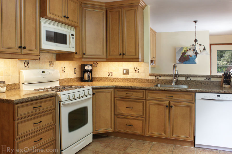 Compact Kitchen Cabinets with Corner Lazy Susan Cabinet