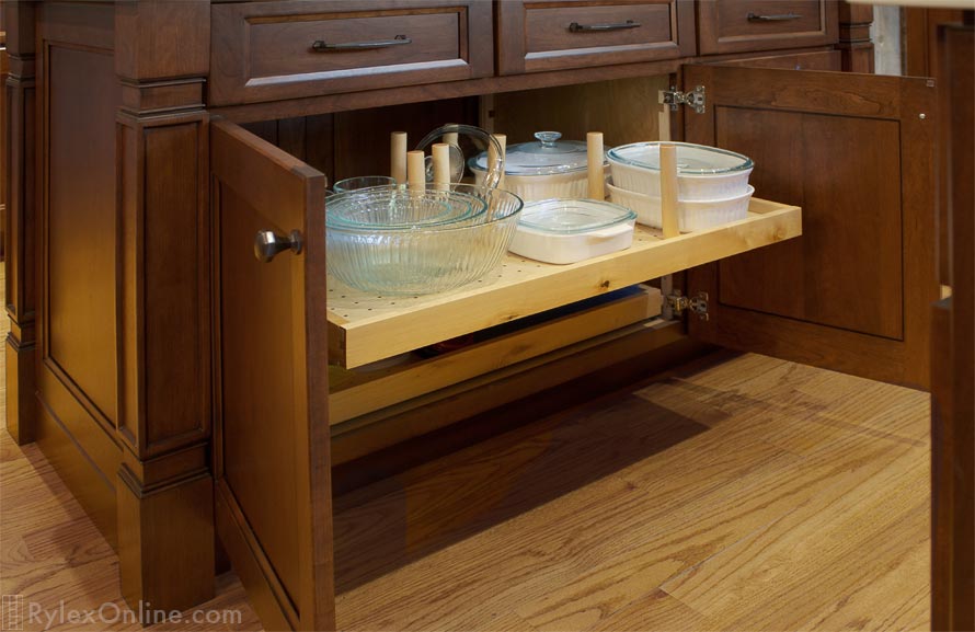 Kitchen Drawer Pullout with Peg System Organizer