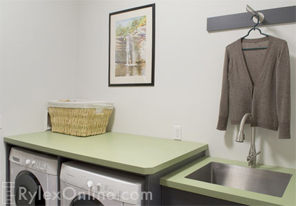 Custom Laundry Counter and Sink