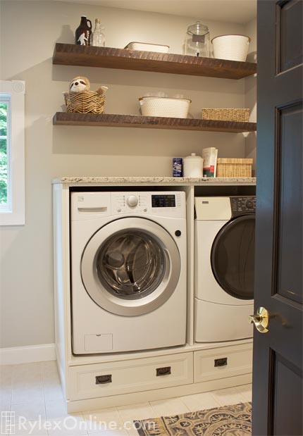 Laundry Room with Folding Countertop