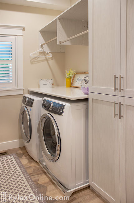 Highly Functional Laundry Room Cabinets