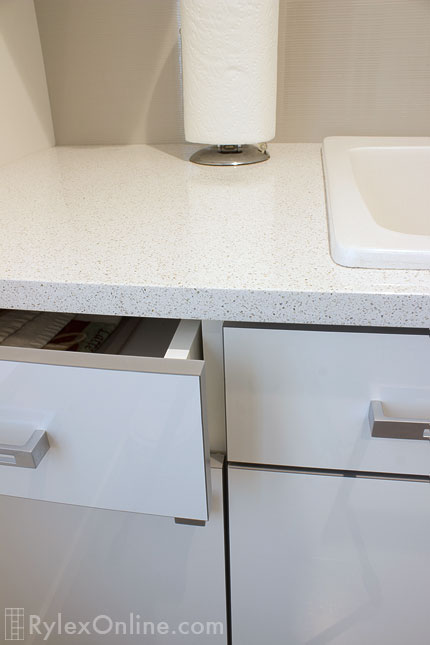 Laundry Room Cabinets, Close Up