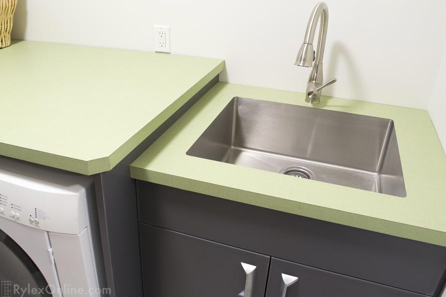 Laundry Counter and Cabinets