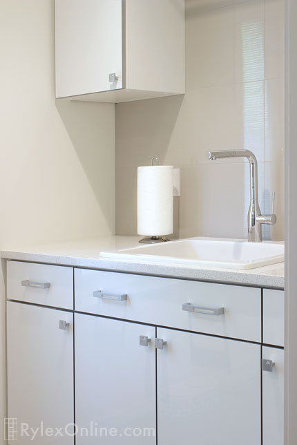 Well Designed Laundry Cabinets