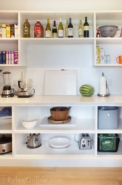 Store Pantry Staples and Appliances Out of Sight