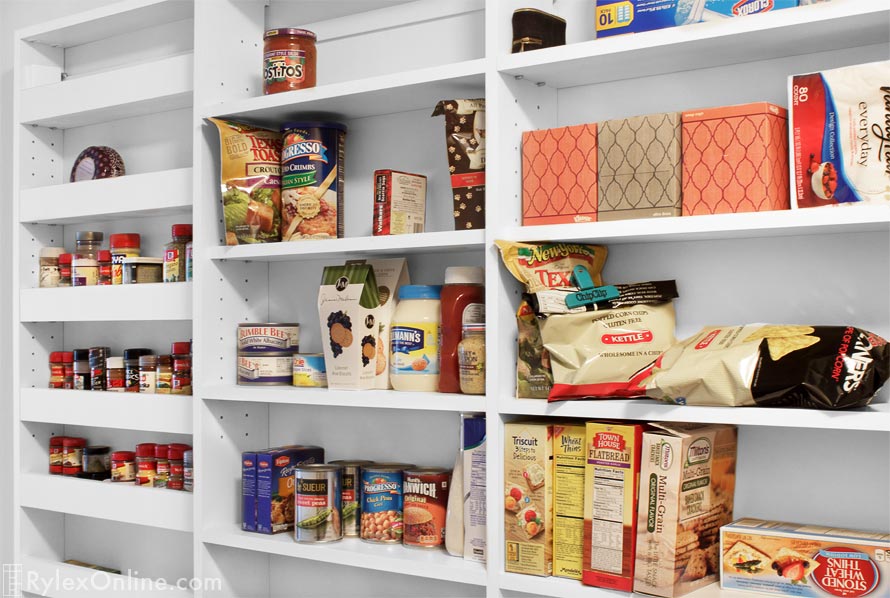 Organized Food Storage Pantry Closet