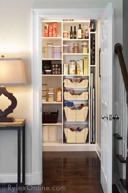 Organized and Well Stocked Kitchen Pantry