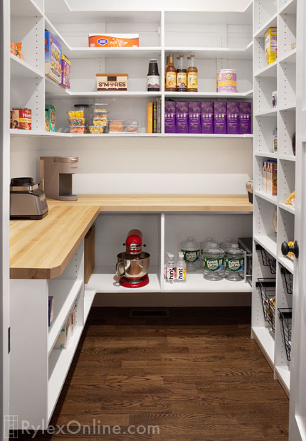 User Friendly Pantry with Sliding Baskets