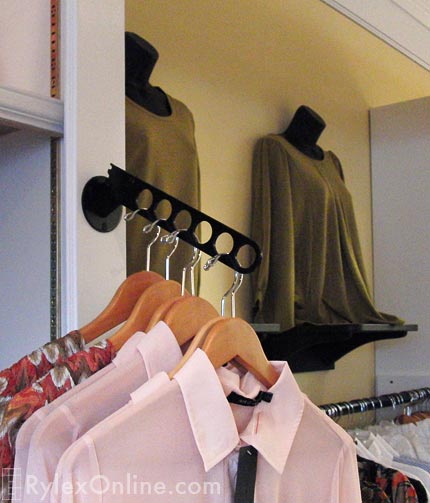 Valet Rod for Clothing Display