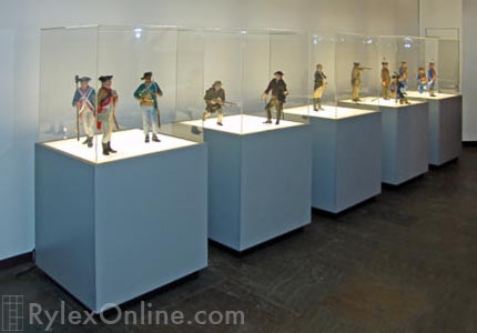 Bases for Revolutionary War Soldiers Cabinet