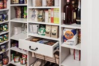 User Friendly Pantry Closet with Full Storage
