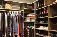Organized Closet for Women's Wardrobe Accessories