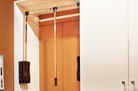 Pull Down Rod for Laundry Cabinets