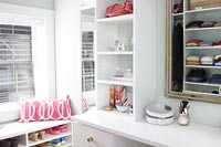 Master Closet with Dressing Table