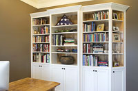 Home Office Bookcase with Shelving and Cabinets