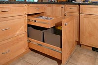 Kitchen Cabinet Recycle Pullout