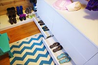 Sliding Shoe Shelves for Cabinets