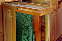 Tablecloth Storage Drawer with Oval Rods