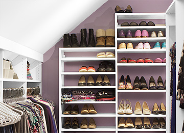 Closets for Angled Walls and Sloped Ceilings